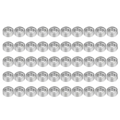50Pcs 5x10x4mm Metal Sealed Shielded Deep Groove Ball Bearing MR105ZZ