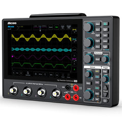 High Resolution Tablet Oscilloscope 12-bit 4 Channel 1GSa Sampling Rate Up to 200MHz Bandwidth Portable Touchscreen