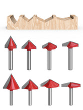 6mm 60-150 Degree Router Bits CNC Engraving V Type Milling Cutter Woodworking Carving Knife Tungsten Carbide Cutting Tool