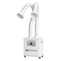 Dual-Tube Fume Extractor 200W 310m³/h Soldering Smoke Absorber Air Purifier With 3-Layer Filtration System For Electronics Welding