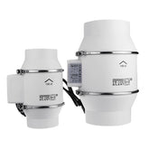 4/6/8 Inch Ventilation Inline Extractor Fan Window Wall Kitchen Toilet Exhaust Blower45W 75W 135W