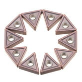 10pcs MS CVD Carbide Insert Turning Tool Insert for DTGNR/L PTFBR/L