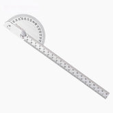Stainless Steel irregular Protractor Large Carpenter's Measuring Angle Gauge