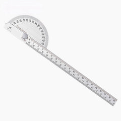 Stainless Steel irregular Protractor Large Carpenter's Measuring Angle Gauge