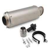 38-51mm Motorcycle Exhaust Street Sport Bike Carbon Stainless Steel Muffler Universal