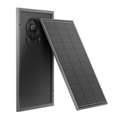 2pcs 120W Solar Panels High Efficiency Monocrystalline PV Modules IP68 Waterproofing Ideal for RV & Marine Rooftop
