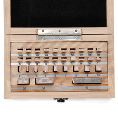 32-Piece Heat Treated Steel Block Set - Ultra Strong, High Precision, Durable, Rust-Resistant, Various Sizes