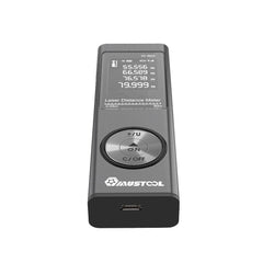 80m Digital Mini Laser Rangefinder with Electronic Angle Sensor M/In/Ft Unit Switching USB Charging Distance Meter