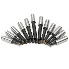 12pcs 18mm Shank F1 Boring Bar Set for 3 Inch Boring Head Carbide Tipped Milling Tool