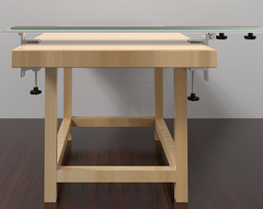 Adjustable Rail Lift Clamp - Durable, Height Adjustable, Sliding Tenon Design for Various Table Heights - 2 Pack