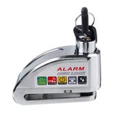 110DB Motorcycle Lock Alarm Disc Wheel Brake Pouch Lock Alarm Kit Bike Scooter Security Anti-theft 2 Keys