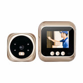 HD 1080P 2.4" LCD Screen Cat's Eye Camera Doorbell with 4PCS LED Night Vision Function
