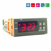 110V/220V/12V/24V 10A 2 Relay Output LED Digital Temperature Controller Thermostat Incubator With Sensor Heater And Cooler