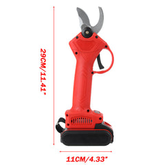 Electric Cordless Rechargeable Pruning Garden Shears Secateur Cutter With Two Batteries