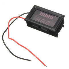 DC 12V36V48V Rectangle Digital Display Volt Meterr Meter For Motorcycle Car Boat