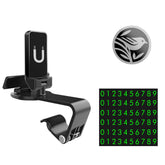 Car Mobile Phone Holder Cell Phone Navigation Magnetic Bracket Moving License Plate for Dashboard Rearview Mirror