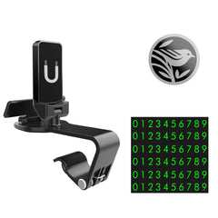 Car Mobile Phone Holder Cell Phone Navigation Magnetic Bracket Moving License Plate for Dashboard Rearview Mirror