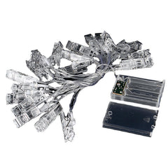 3M 20LED Holder Clip Fairy Sliver Wire String Light Battery Christmas Party Holiday Decor