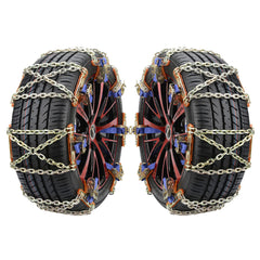 Anti-skid Chain Wear-resistant Steel Vehicle Snow Chains For Ice/Snow/Mud Road Safe