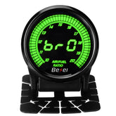 2" 52mm Car Auto Air / Fuel Ratio Gauge Meter AFR Digital LED Display Black Face