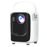 AI Voice Remote Portable Projector 1080P HDR10+ WiFi+BT Low Blue Light Home Theater with Surround Sound & 3D Video Player EU Plug