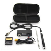 Mini 0.91 inch OLED Soldering Station Compatible with T12 Soldering Iron Tips Supports PD3.0/3S-6S/12V-25V Power Supply