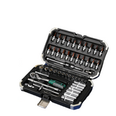 53PCS Set Car Repair Auto Repair Tool Box Ratchet Wrench Socket Car Repair Tool Set