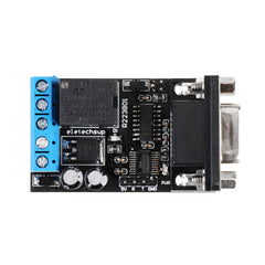 DC 12V RS232 Serial Port Delay Relay Switch Module PC COM DB9 ARM MCU UART Remote Control Board