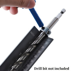 0-100 Mm/0-4" Drill Stop Gauge Depth Measure Ruler Installation Auxiliary Tools