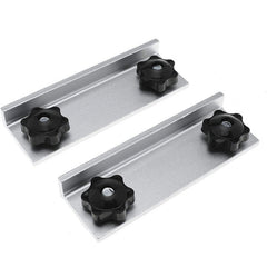 T-Track Long Stop Kit for Woodworking - Durable Aluminum Alloy, Fits CNC, Router Tables, Table Saws, Drill Presses