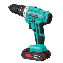 1200mAh 48VF Brushless Cordless Impact Drill Electric Impact Drill with Battery