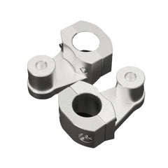 2pcs 28mm Aluminum Motorcycle Handlebar Fat Bar Mount Riser Clamps Universal