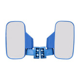 Pair Universal Motorcycle Mirrors UTV Handle Bar Side Rear View Mirrors Shockproof