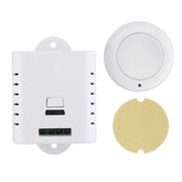 Wide Voltage AC85V-250V Wireless Remote Control Switch + Round Button Transmitter