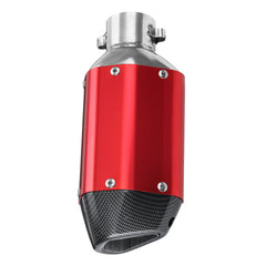 Universal Motorcycle Short Steel Exhaust Pipe Muffler Silencer Removable 38-51mm