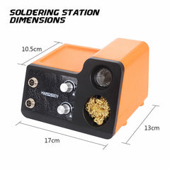 2 in 1 Hot Air Gun Soldering Station OLED Digital Adjustment Auto Sleep 1s-6s Fast Heating Repair Tool