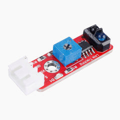 Gray-scale Sensor(Pad hole) Anti-reverse Plug White Terminal TCRT5000 Sensor Module