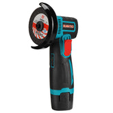 2000RPM 500W 12V Professional Compact Angle Grinder Metal Cutting Polishing Tool