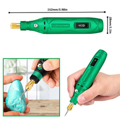 14000r/min Electric Grinding Pen Kit Portable Sanding Grinding Polishing Engraving Tool For Wood Stainless Steel Stone