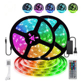 12V LED Light Strip: 5M/10M/15M 5050 RGB Tape Lights, 16 Million Colors, Flexible with Remote for TV, Bedroom, Party & Christmas Decor
