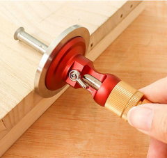 European-Style Parallel Marking Gauge & Depth Measuring Tool - Durable, Micro-Adjustable, Ergonomic Design