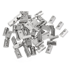 50pcs 20 Series Elastic Nut Round Roll T Slot Spring Nut for 20 Series Aluminum Profile