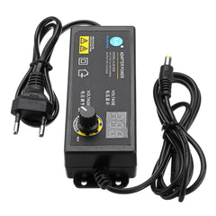 3-12V 5A Power Adapter Adjustable Voltage Adapter LED Display Switching Power Supply