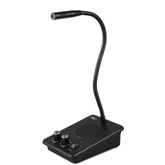 8W Window Intercom Bank Walkie Talkie Speaker Dual Way Microphone 400-470 MHz Wireless Transceiver