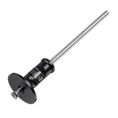 European-Style Micro Adjustable Wheel Marking Gauge for Woodworking - Precision Scriber Ruler Tool, Black