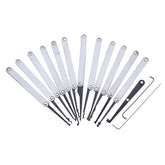 15 In 1 Stainless Steel Hook Lock Pick Set Locksmith tool