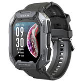 1.71 inch Split Screen Heart Rate Blood Pressure Oxygen Monitor 24 Sports Modes 50 Days Standby 5ATM Waterproof 3-Proof Rugged Smart Watch