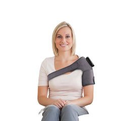 Heating Knee Brace with USB Charging, 6 Heat Levels, 4 Timer Settings, Includes 2 Straps for Joint Support