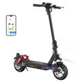 Electric Scooter 10Ah 48V 800W Motor Recommended Top Speed 25KM/H 10in Folding Moped Electric Scooter 45KM Mileage Electric Scooter Max Load 150Kg