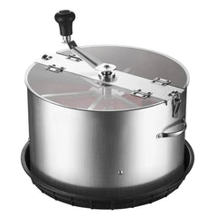 Greenzech Manual Bowl Leaf Trimmer 16" – Stainless Steel Blades, Wet/Dry Hydroponic Bud Trimmer with Clear Lid, Silicone Fingers & Tray